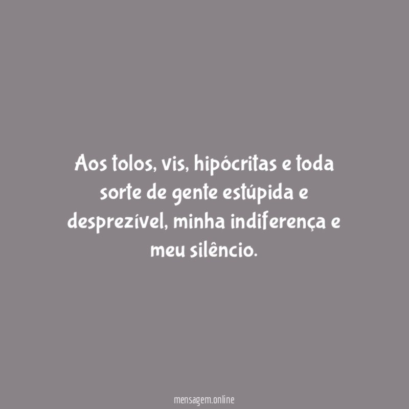 Aos tolos