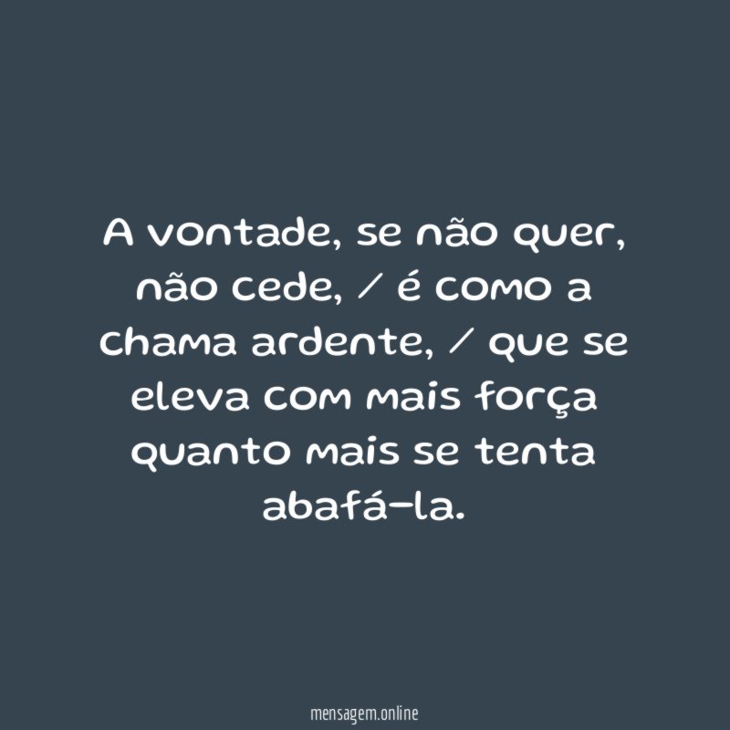 A vontade