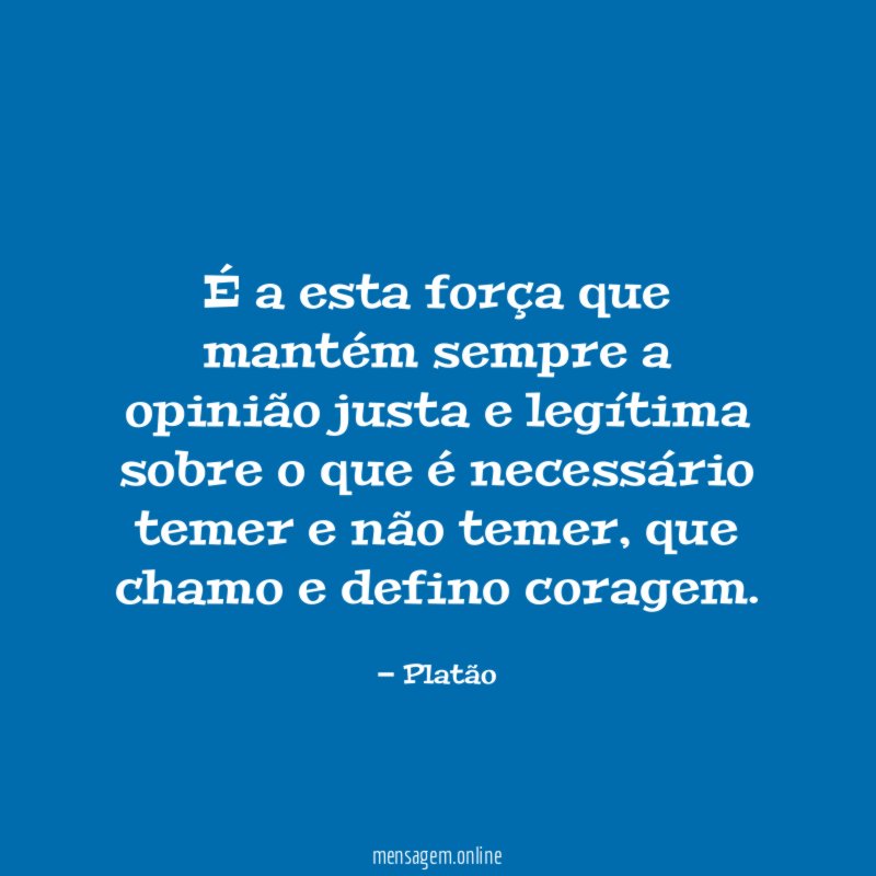 É a esta força que mantém sempre a