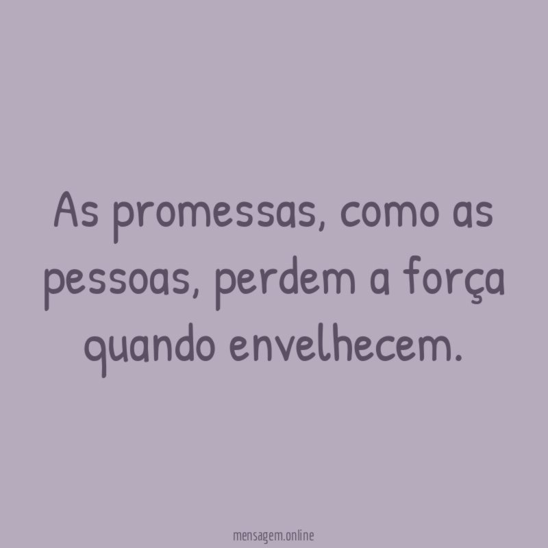As promessas