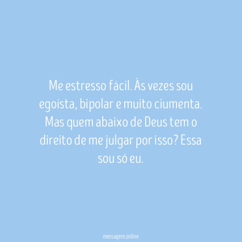 Me estresso fácil