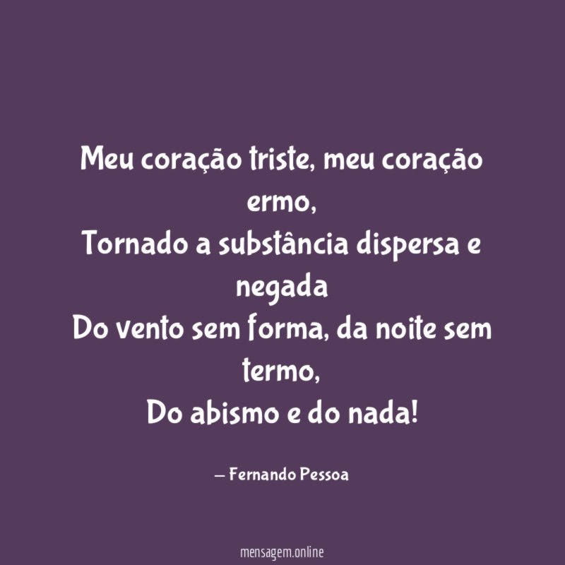 Meu coração triste