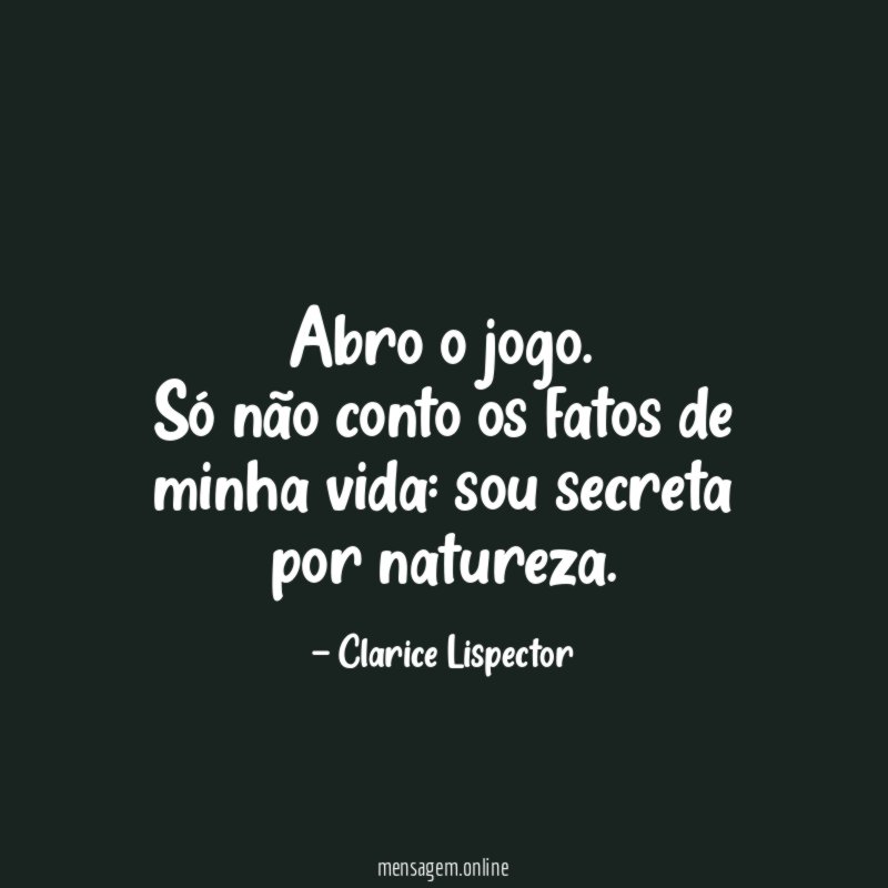 Abro o jogo