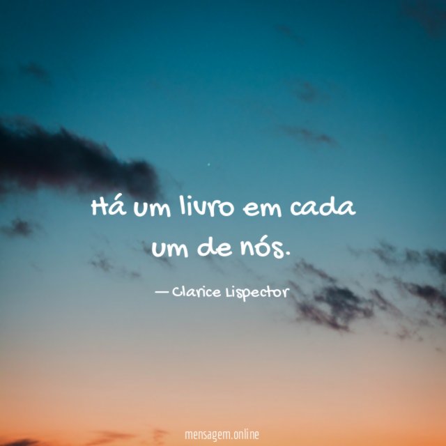 Há um livro em cada um de nós