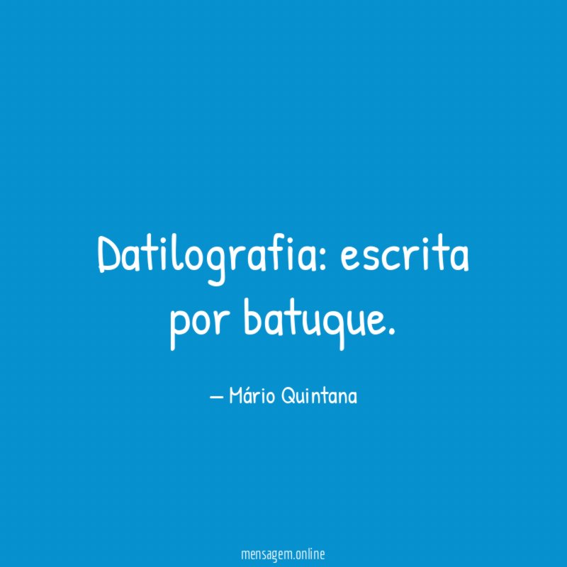 Datilografia