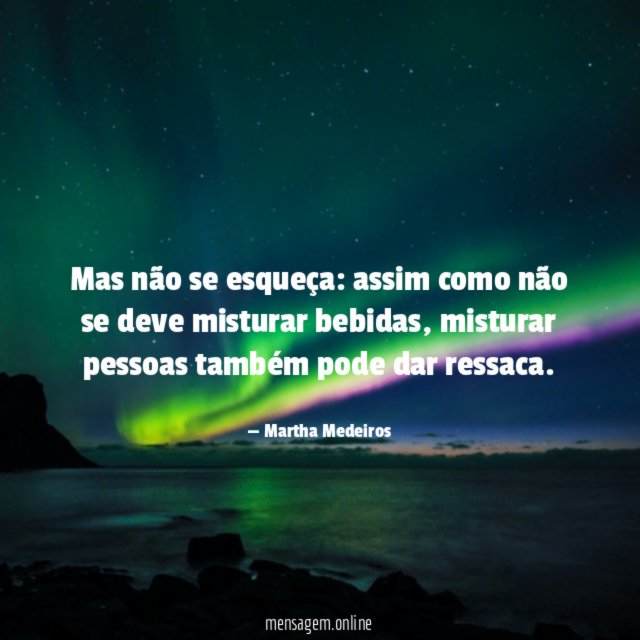 Mas não se esqueça