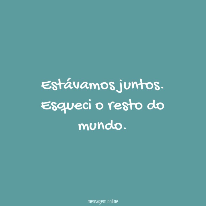 Estávamos juntos