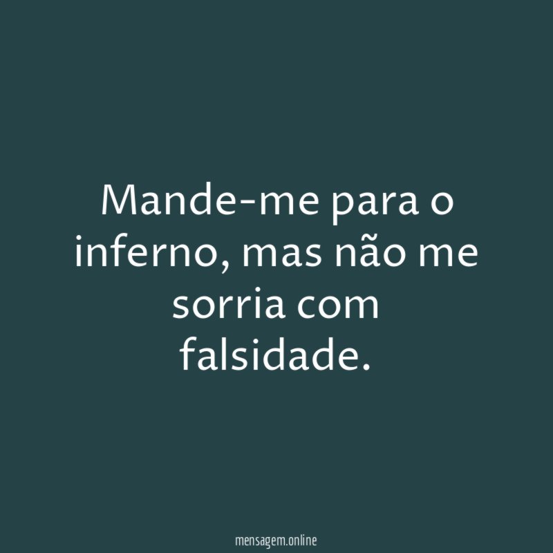Mande-me para o inferno