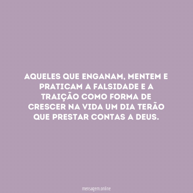 Aqueles que enganam