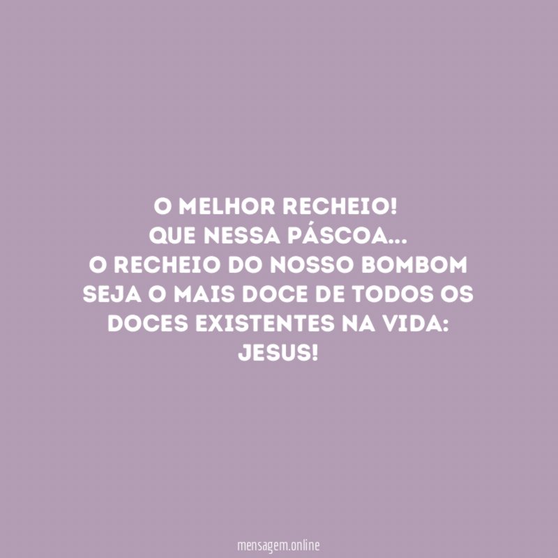 O Melhor Recheio!