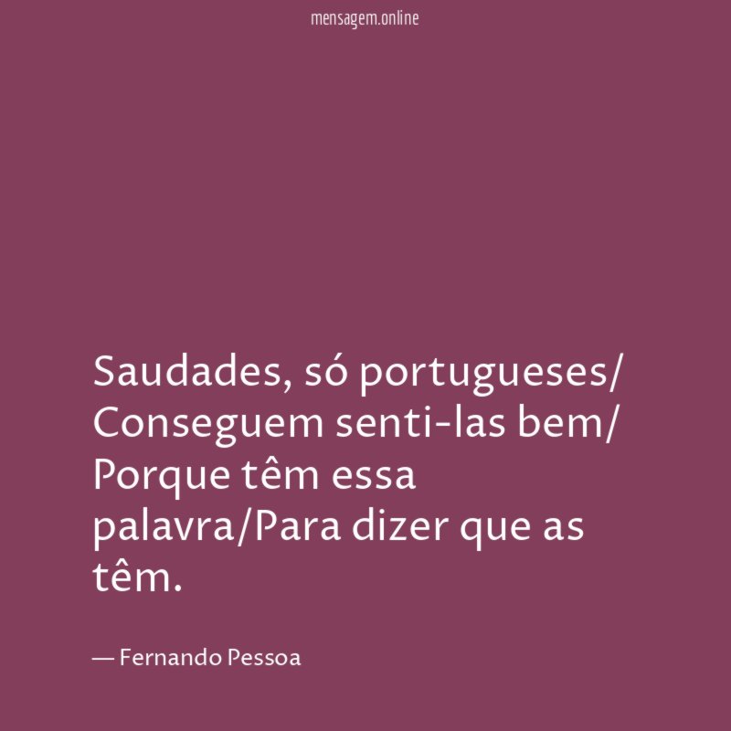 Saudades