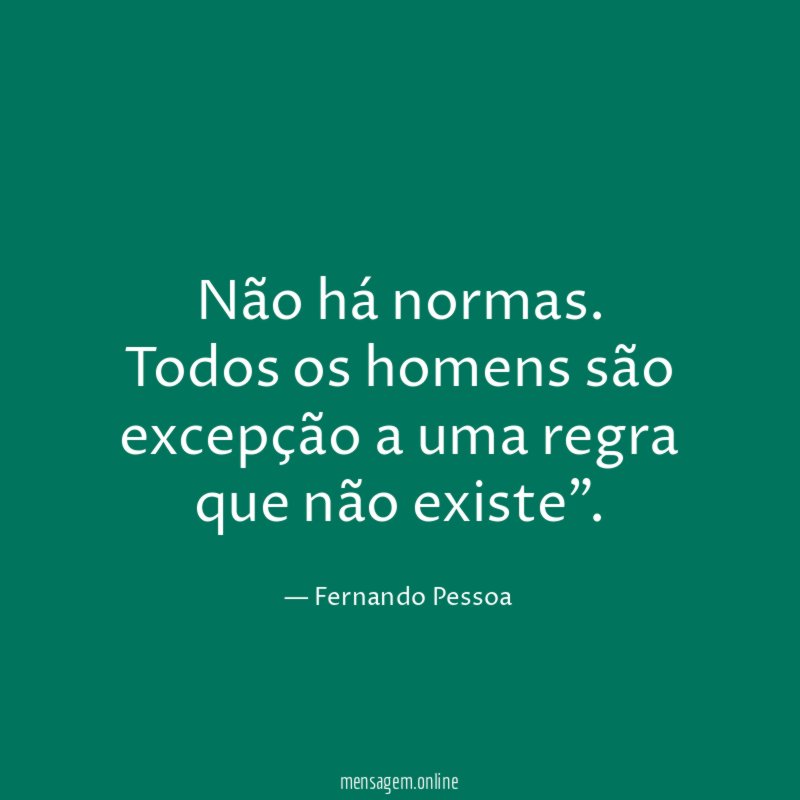 Não há normas