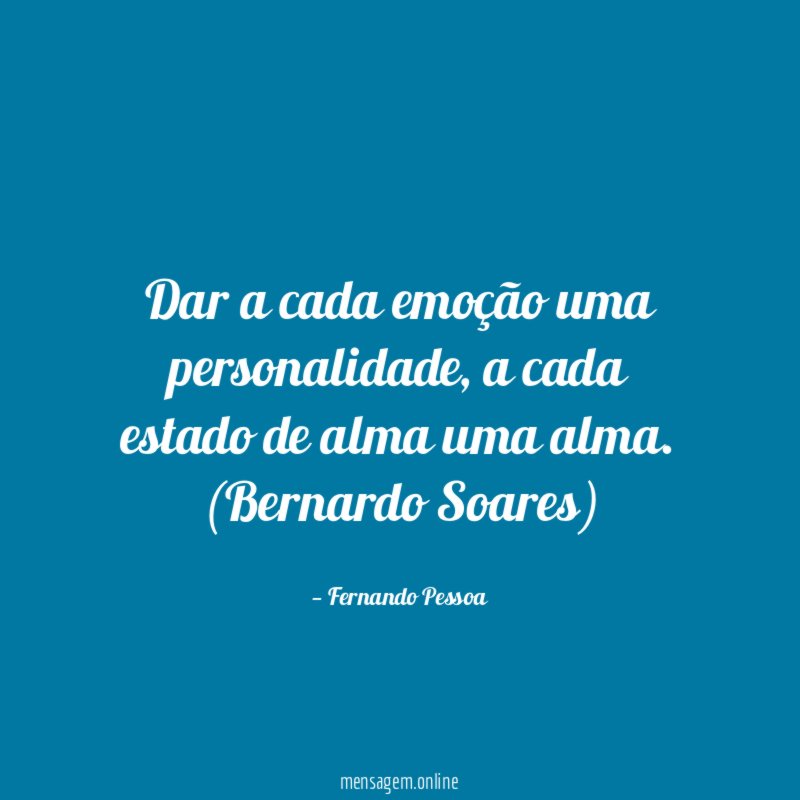 Dar a cada emoção uma personalidade