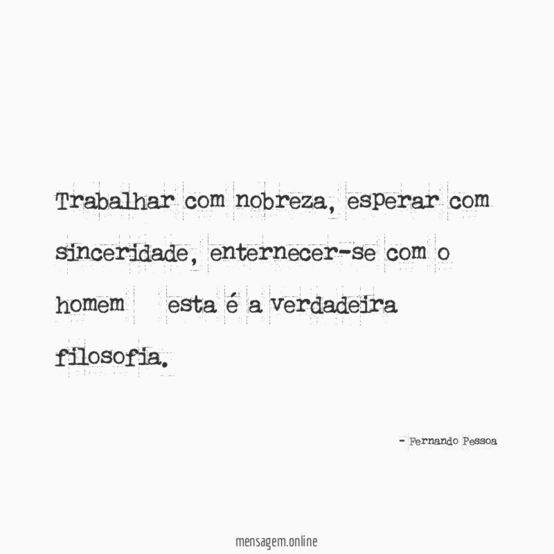 Trabalhar com nobreza