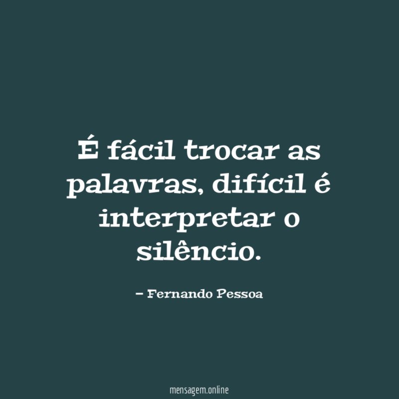 É fácil trocar as palavras