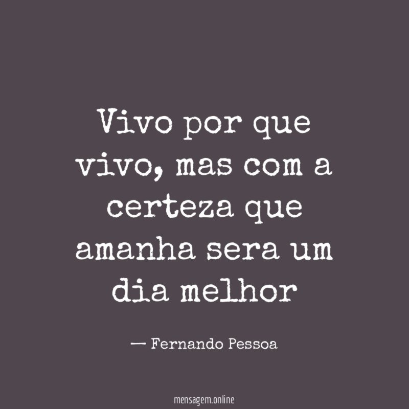 vivo por que vivo