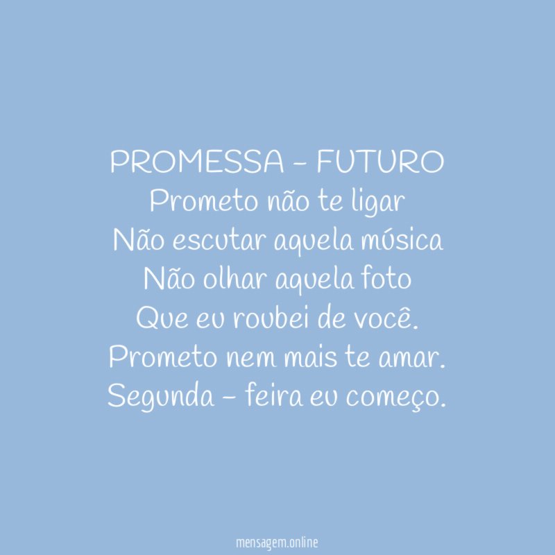 PROMESSA - FUTURO