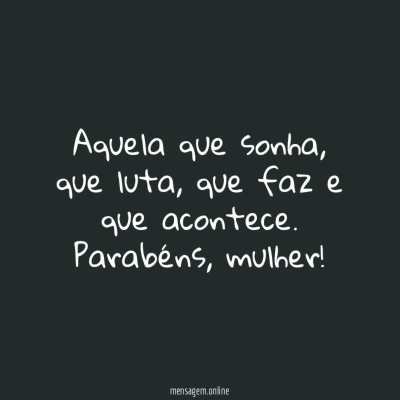 Aquela que sonha