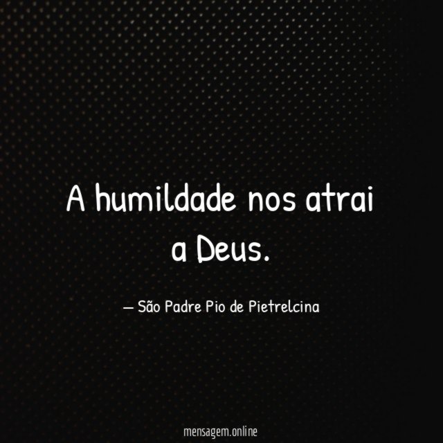A humildade nos atrai a Deus