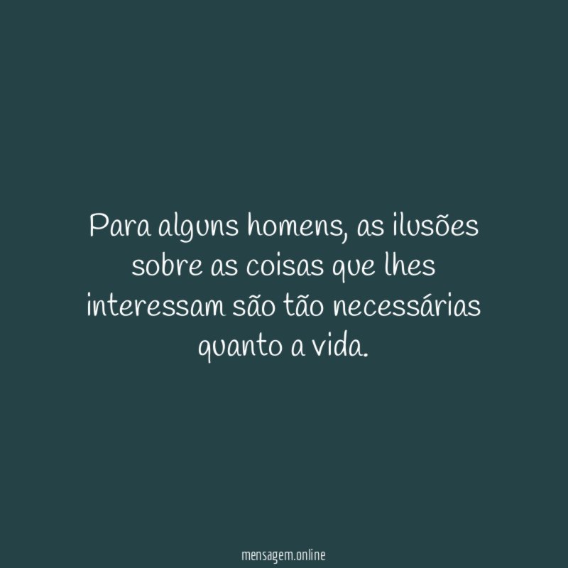 Para alguns homens