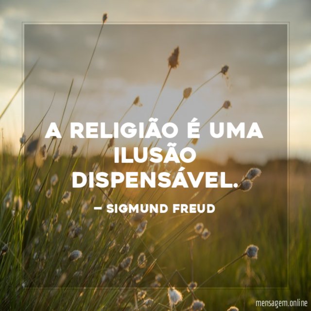 A religião é uma ilusão dispensável