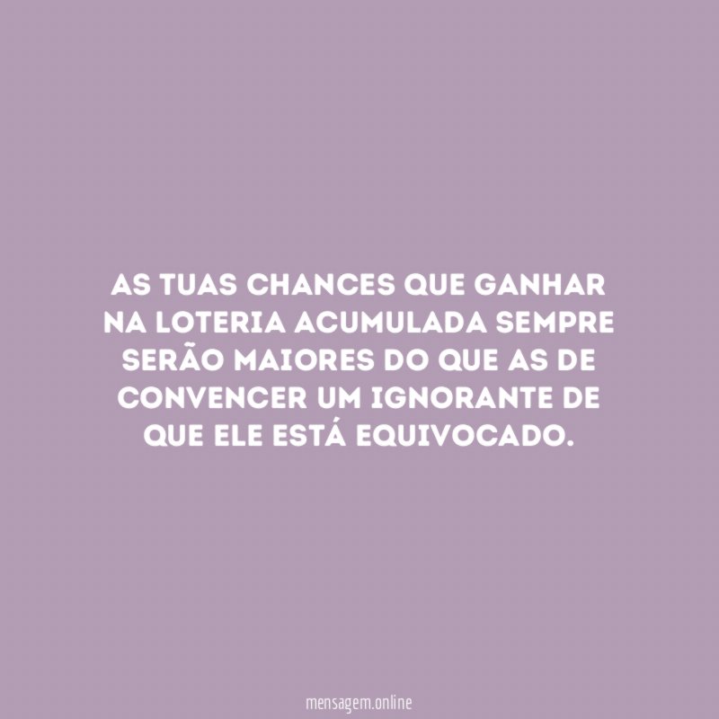 As tuas chances que ganhar na loteria acumulada