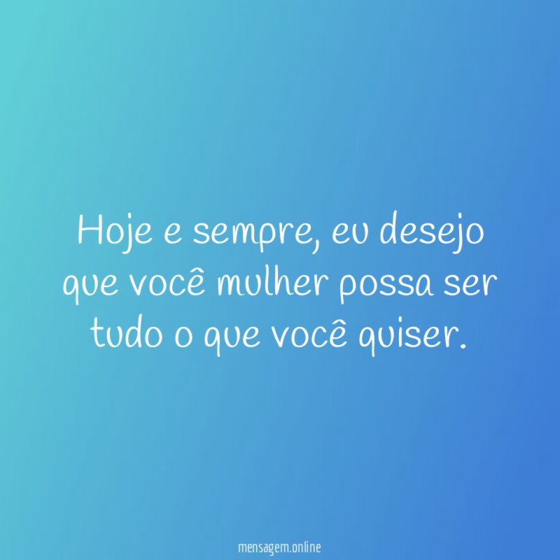 Hoje e sempre