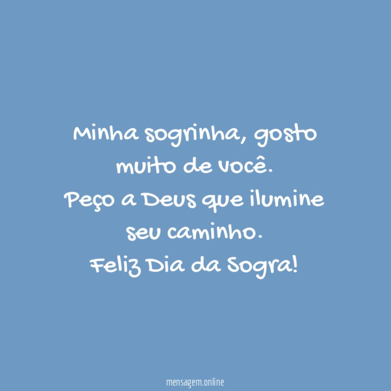 Minha sogrinha