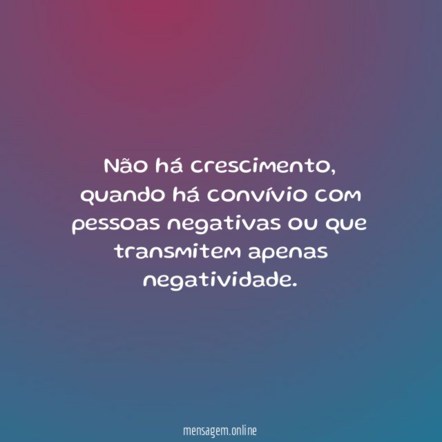 Não há crescimento