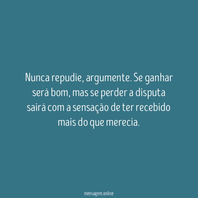 Nunca repudie