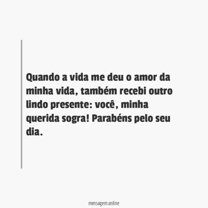Quando a vida me deu o amor da minha vida