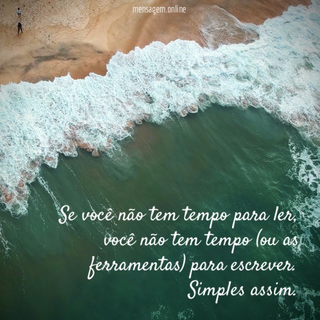 Se você não tem tempo para ler