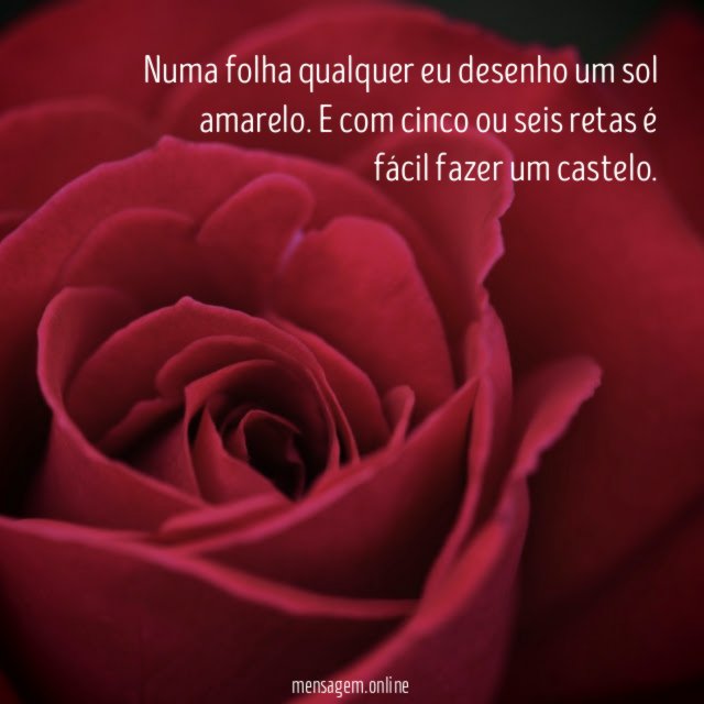 Numa folha qualquer eu desenho um sol amarelo