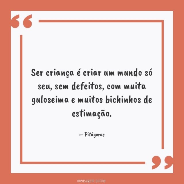 Ser criança é criar um mundo só seu