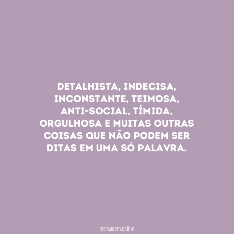 Detalhista