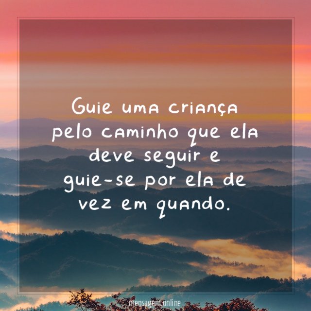 Guie uma criança pelo caminho que ela deve