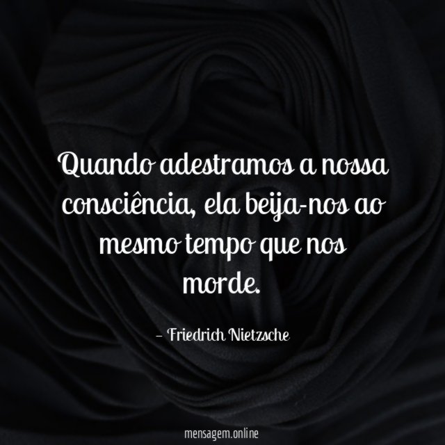 Quando adestramos a nossa consciência