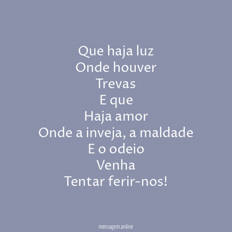 Que haja luz