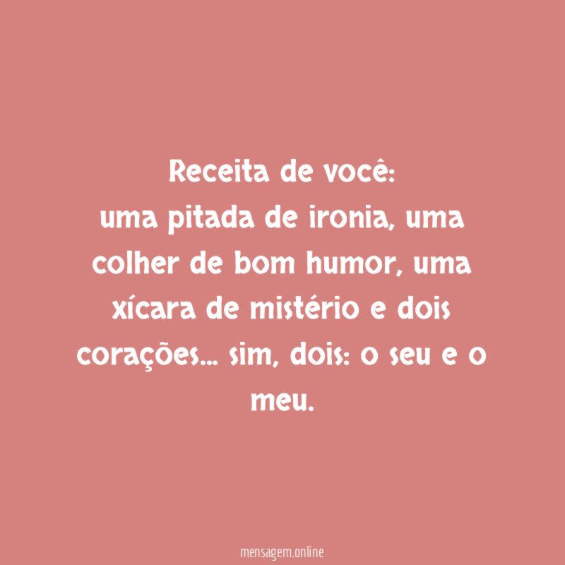 Receita de você