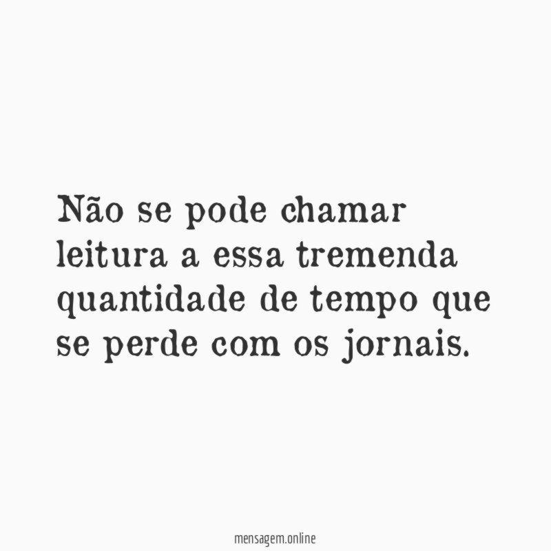 Não se pode chamar leitura a essa tremenda