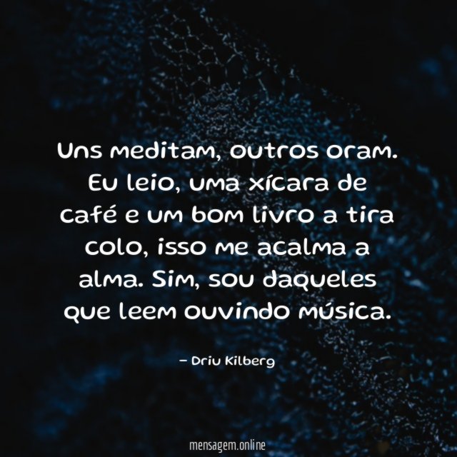 Uns meditam