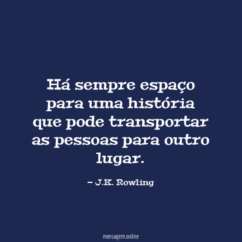Há sempre espaço para uma história que pode