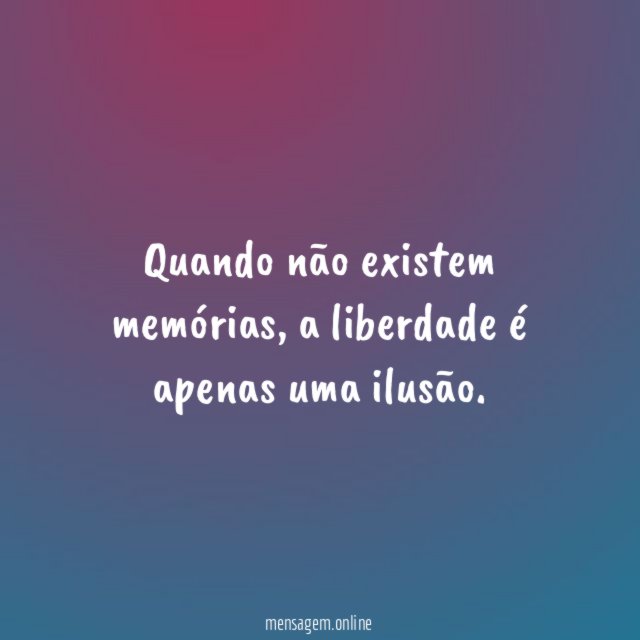 Quando não existem memórias