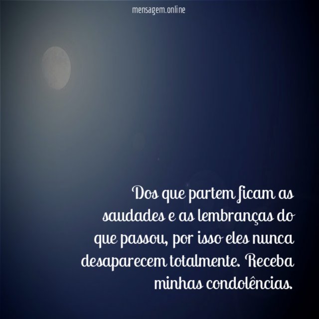 Dos que partem ficam as saudades e as