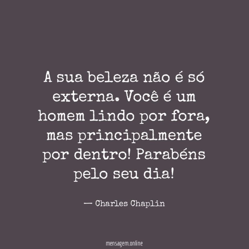 A sua beleza não é só externa
