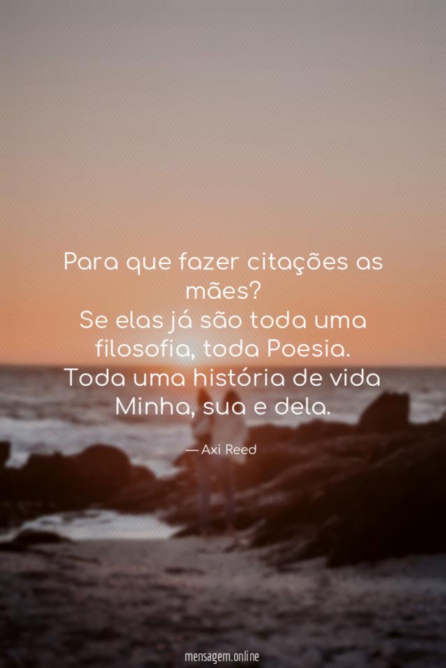 Para que fazer citações as mães