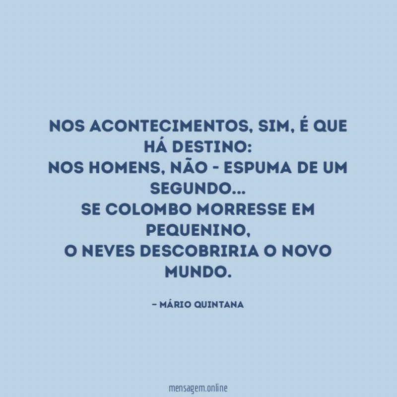 Nos acontecimentos