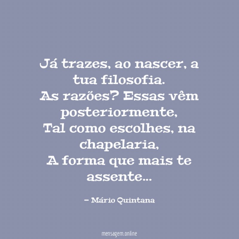 Já trazes