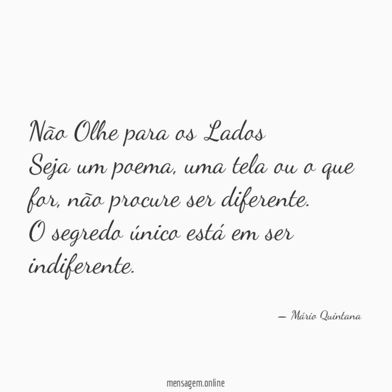 Não Olhe para os Lados