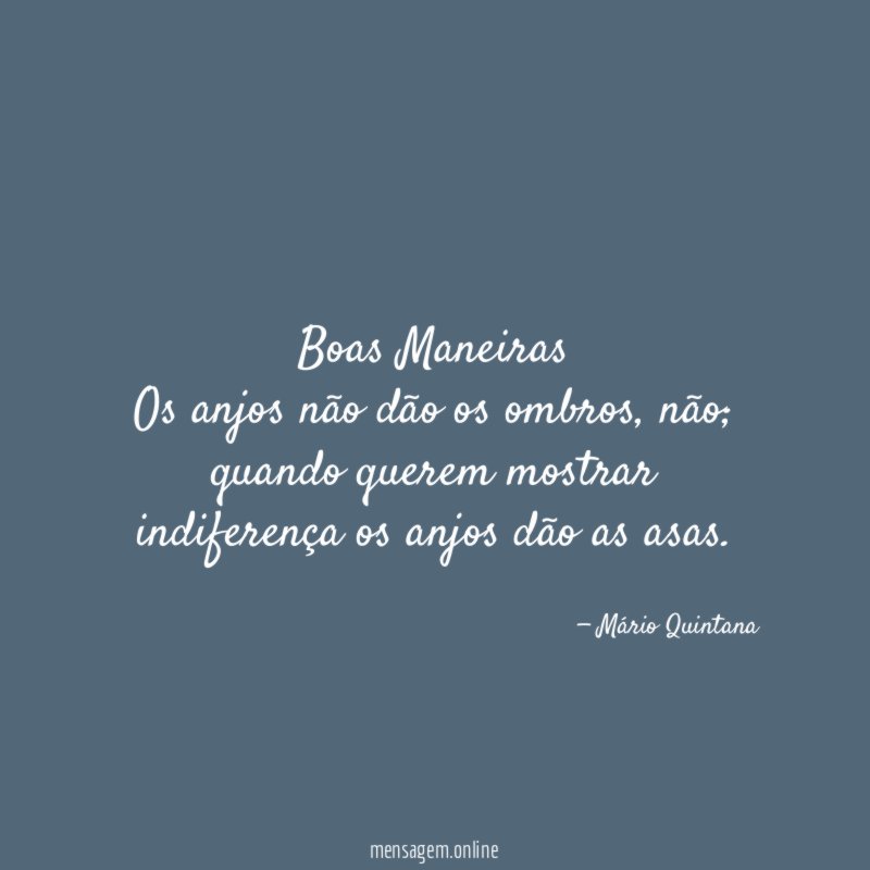 Boas Maneiras